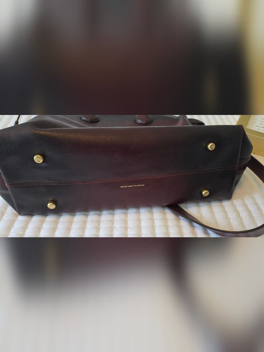 Coach Empire Carryall 40 Merlot - Picture 4 of 14